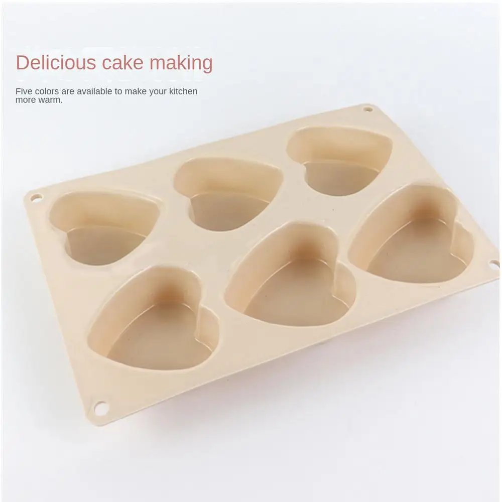 

Heart-shaped Non-stick Cake Decorating Tools Food-grade Silica Gel Makers For Roaster Quick Demoulding Soft And Tough Cake Mould