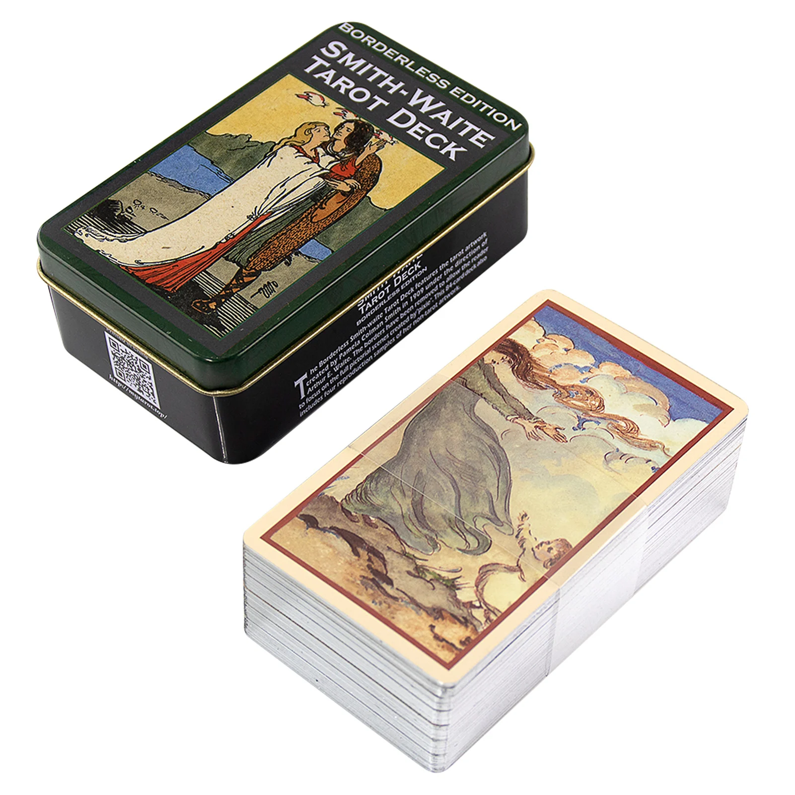 

Smith-Waite Tarot Deck Boardless Edition English Tarot Card For Divination Oracle Card Board Game For Adult Board Game 78 Sheets