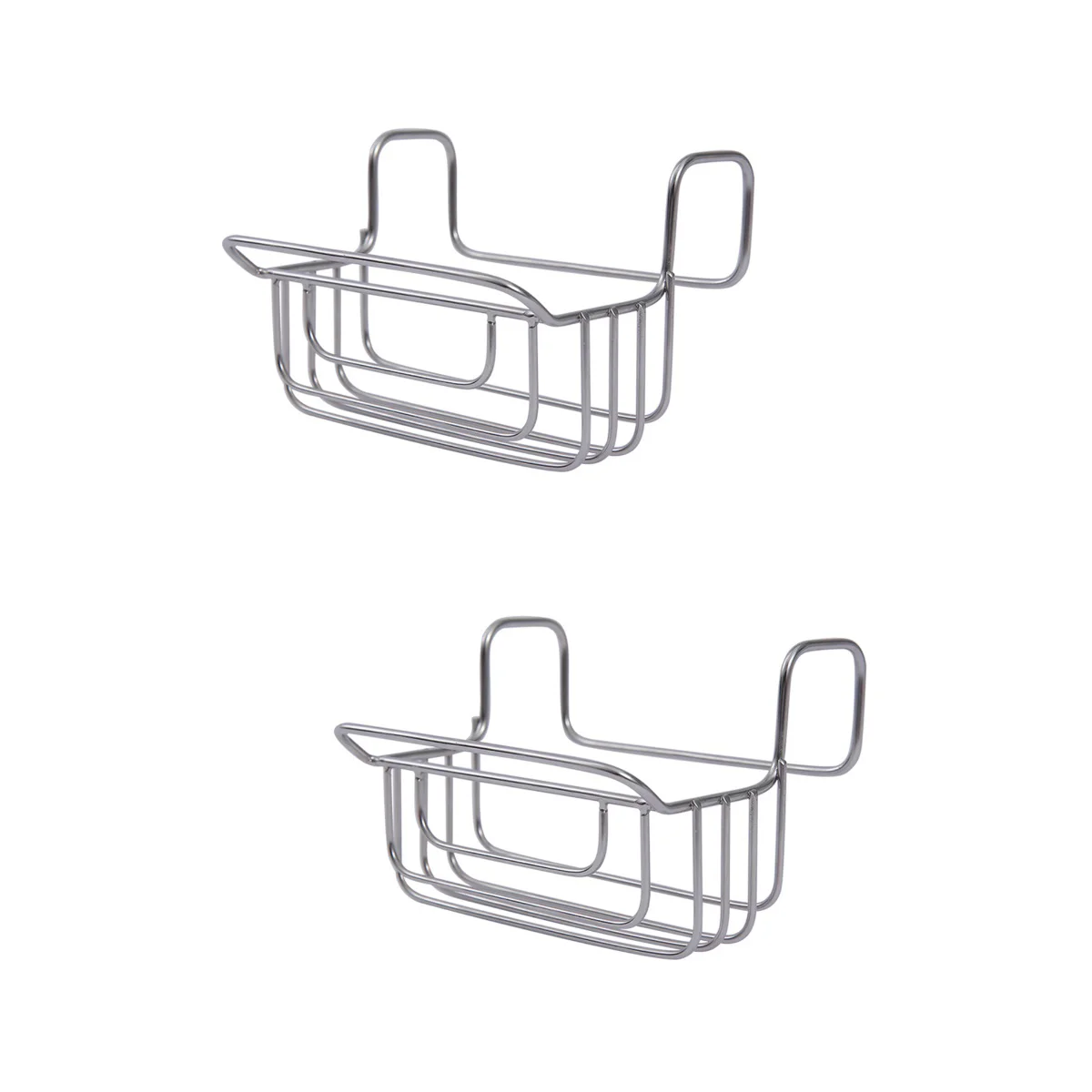 

2 Draining Basket Brush Organizer Rack Dish Brush Holder Sink Brush Holder Kitchen Sink Sponge Holder