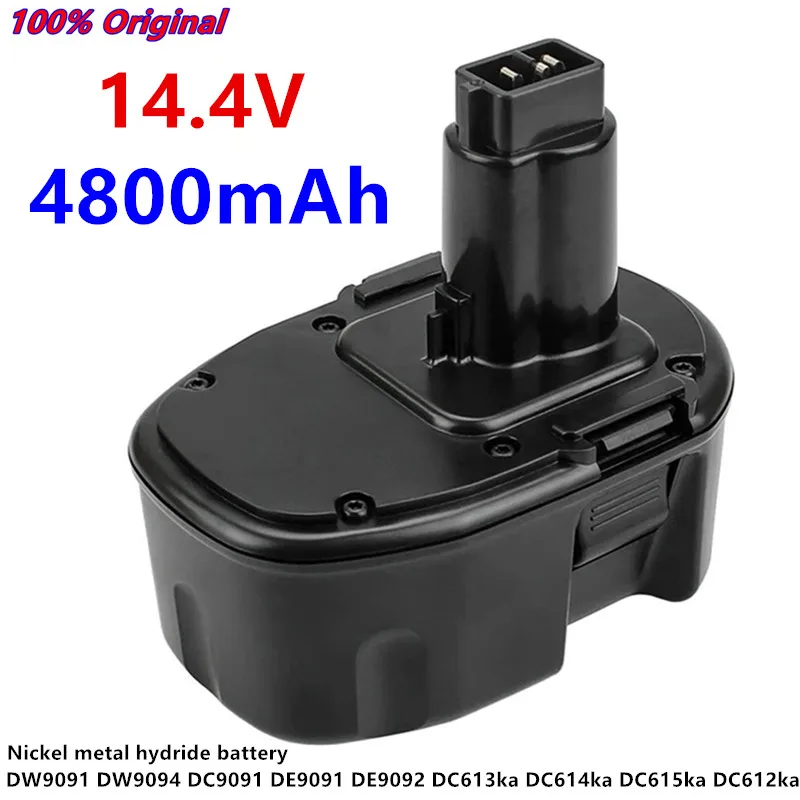 

100%Origina lNew 14.4V NiMH battery replacement tool for DeWalt 4.8ah dc9091 de9038 de9091 de9092 dw9091 dw9094