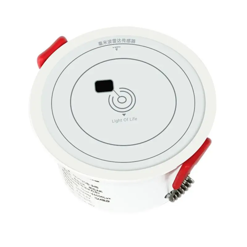 

Tuya ZigBee Smart Ceiling Mounted Human Presence Sensor Breath Detection Micro Human Motion Detector 24G Millimeter Wave Sensing