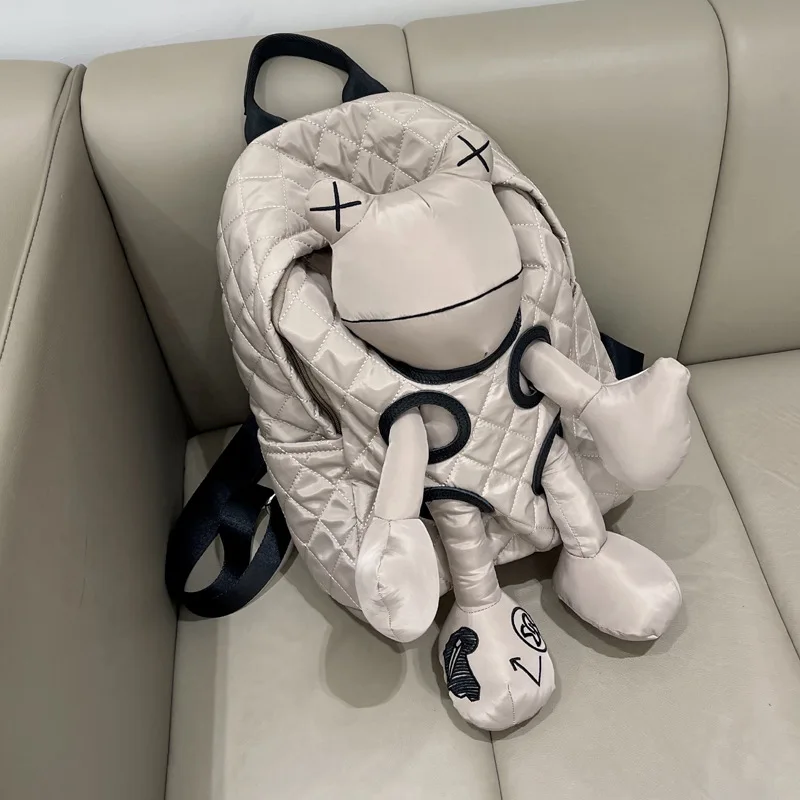 

Школьный рюкзак KUROYABU унисекс, индивидуальный вместительный ранец, сумка для мульти-забавных игрушек, сумка для кукол-лягушек, милый разноцв...