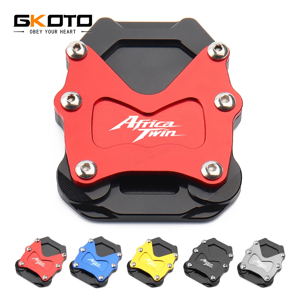 

Fit CRF 1100 L 2021 CNC Side Stand Enlarger Kickstand Plate Pad For Honda CRF1100L Africa Twin 1100 Adventure Sports 2020 2021
