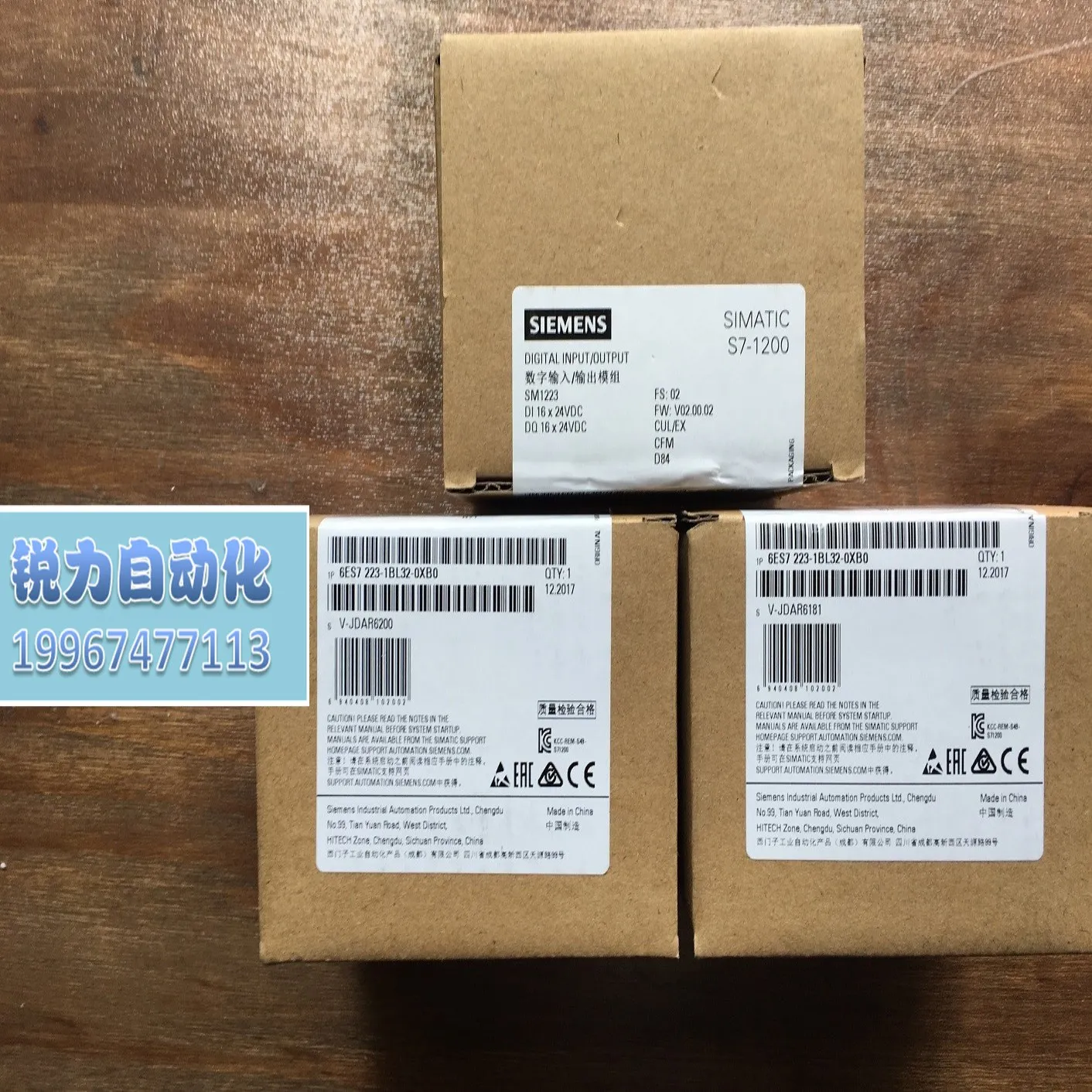 

New original Siemens sm1223 digital I / O module 6ES7 223-1BL32-0XB0