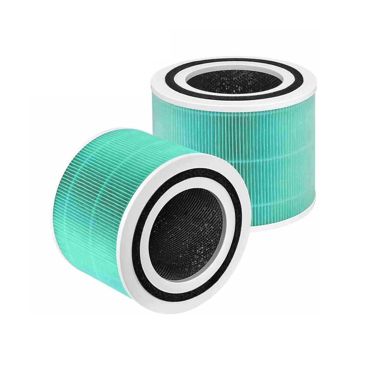 

Core 300 True HEPA Replacement Filters for Core 300 and Core 300S Vortex Air Air Purifier Core 300-RF Green 2Pack