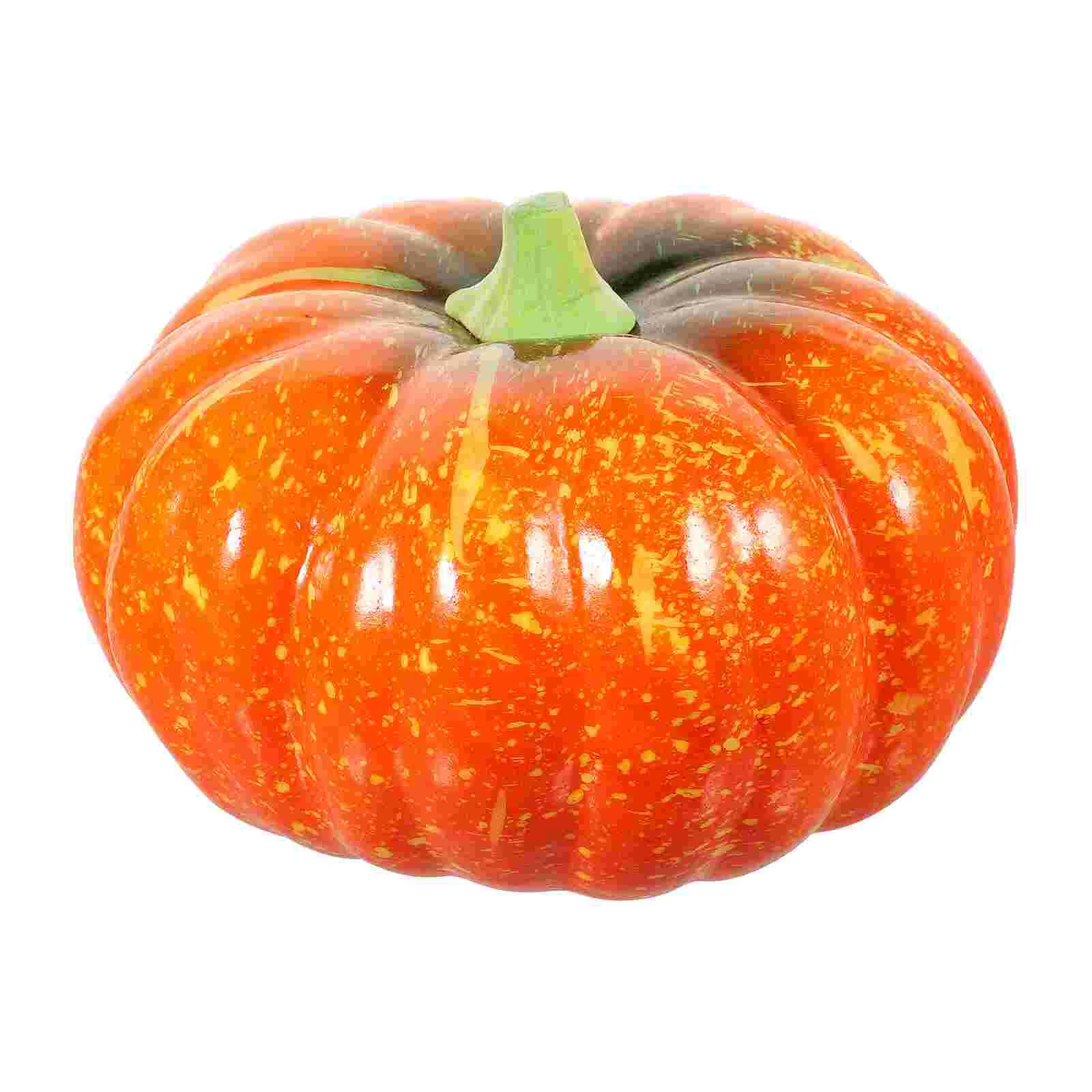 

Pumpkin Pumpkins Decor Artificial Fake Centerpiecedecoration Autumn Table Vegetable Figurines Harvest Faux Modelprop