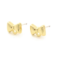 kissitty 20pcsset gold color alloy stud earring with silver pin earring for women fashion jewelry findings