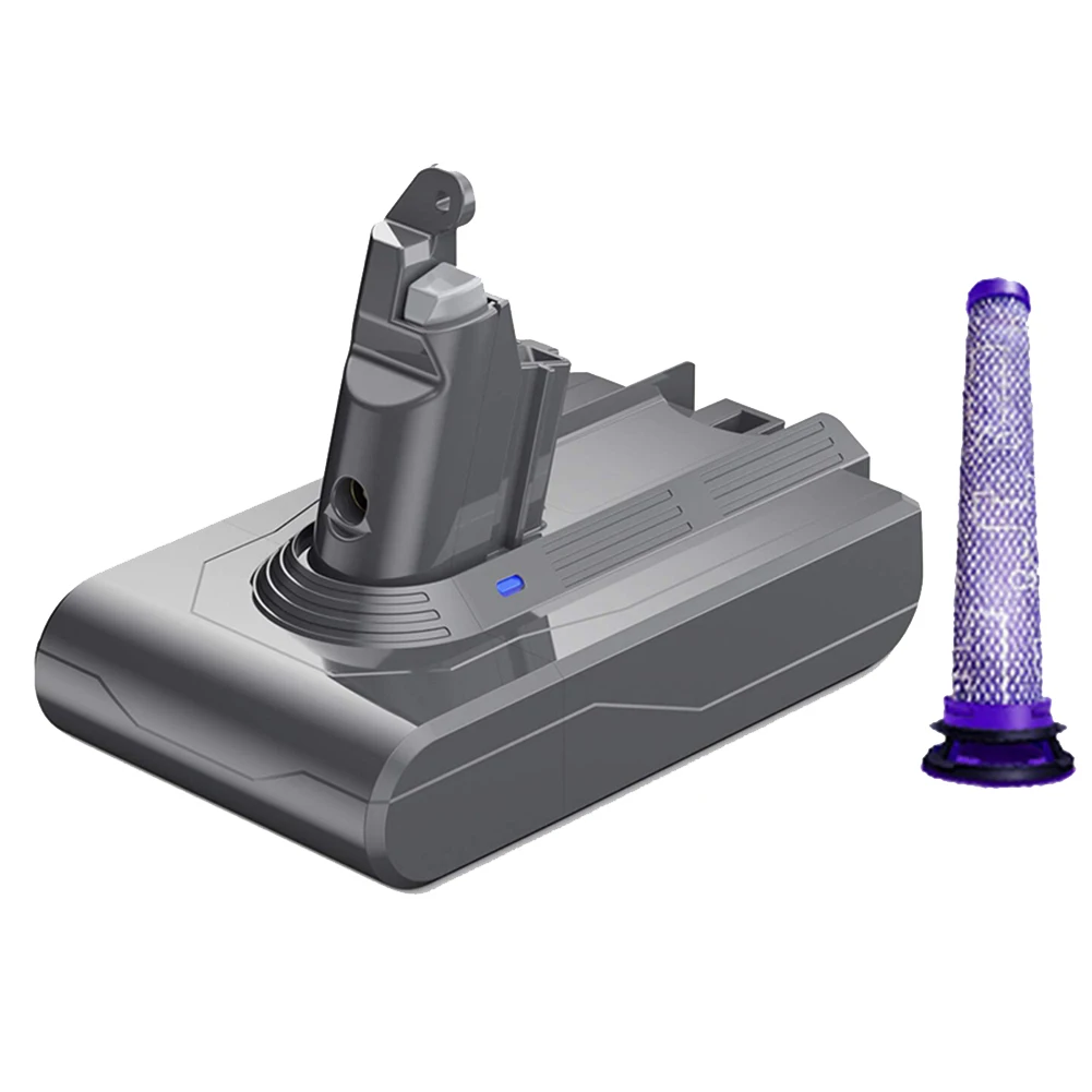 Адаптер аккумулятора 21 6 в V6 DC62 + сменные передние/задние фильтры для Dyson SV04 SV03 DC58