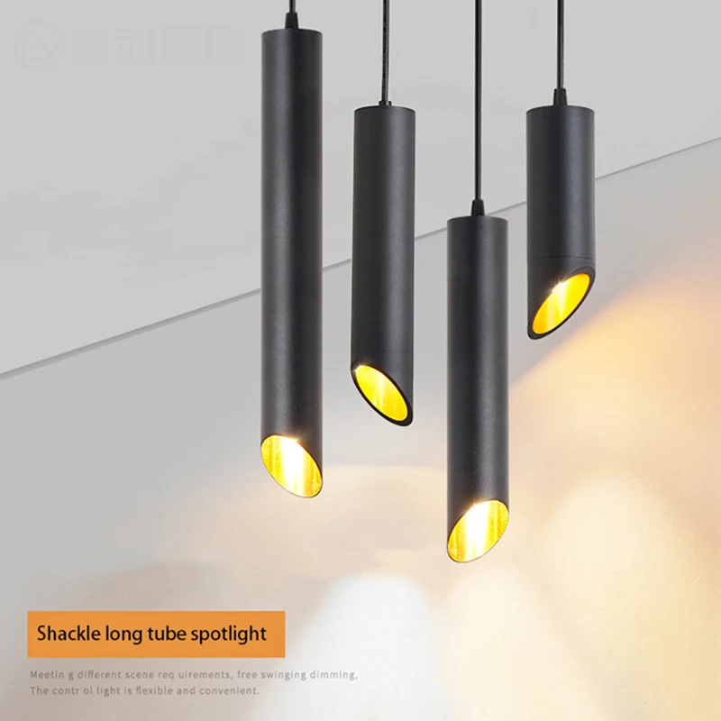 

Minimalist LED Pendant Lights Home Indoor Modern Chandelier for Living Room Hotel Hall Decor Pendant Lamp Black Bedside Lights