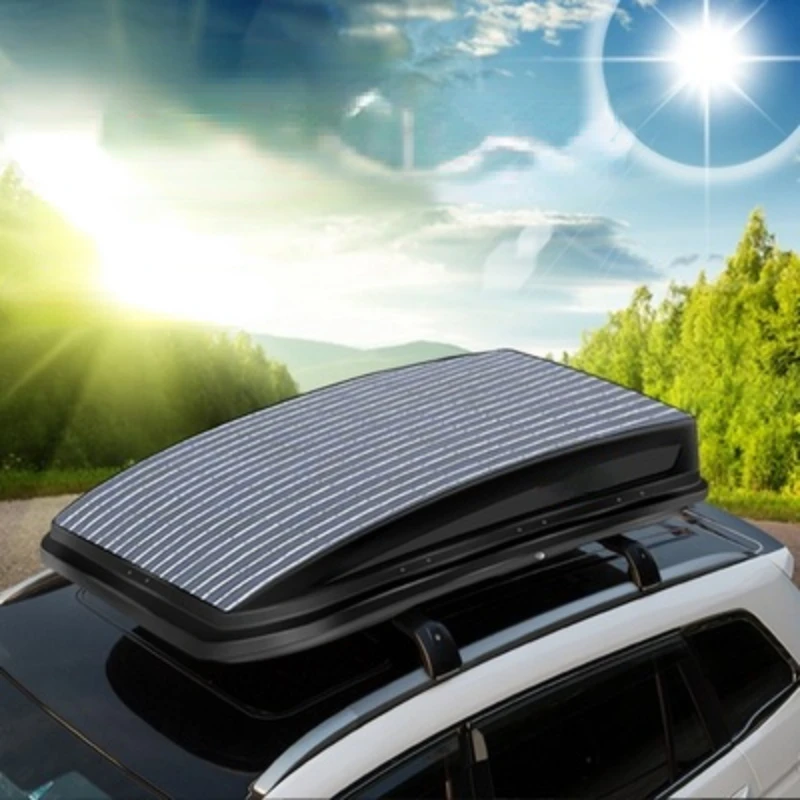 

Solar roof suitcase general flat car refitted parts suitcase roof box crossbar ultra thin large capacity