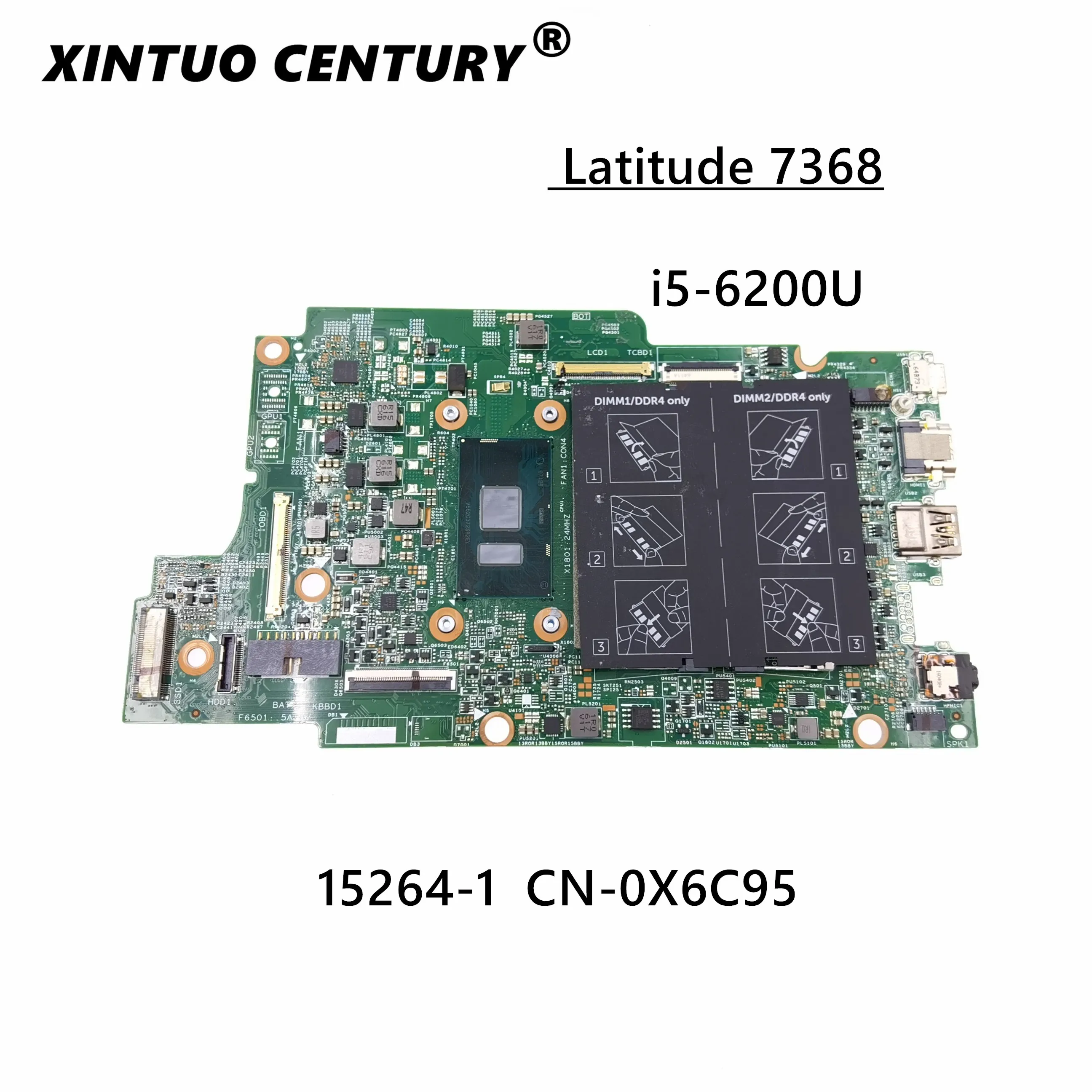 

X6C95 0X6C95 CN-0X6C95 для Dell Inspiron 15 7569 13 7368 системная плата SR2EY