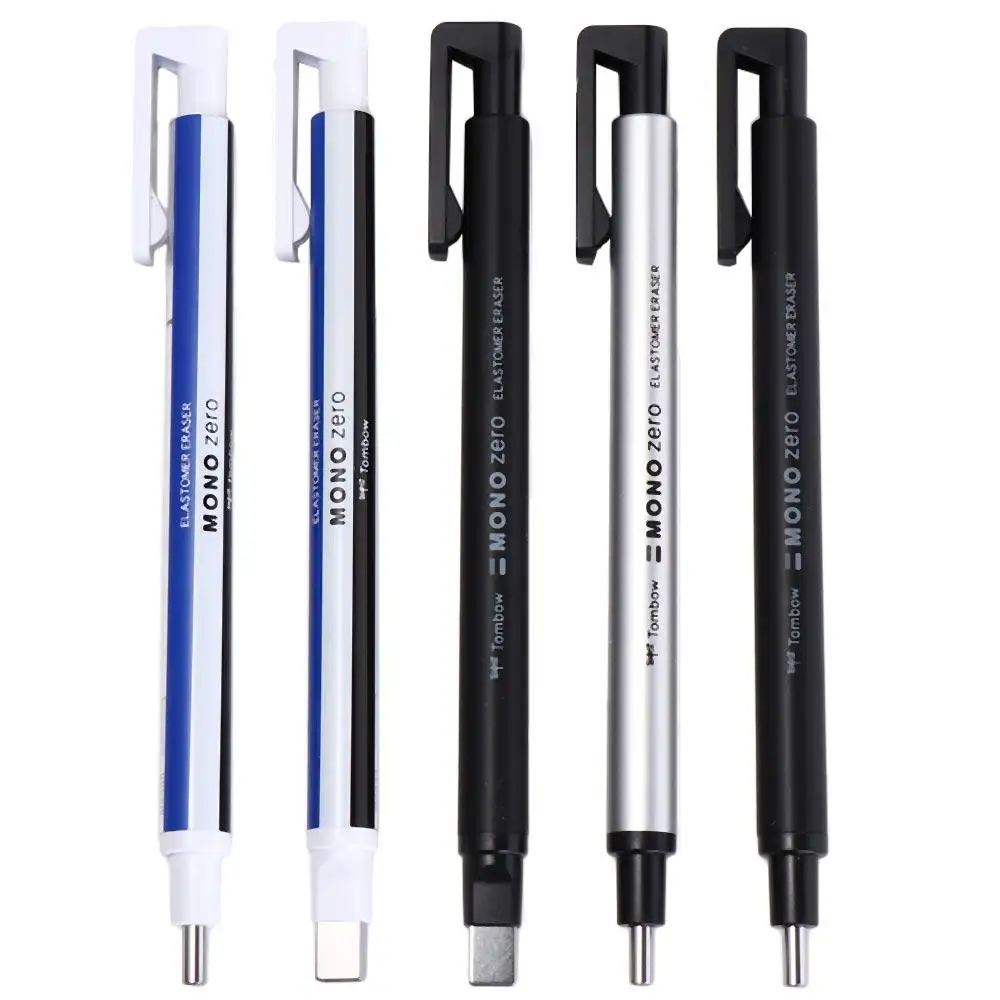 Фото Tombow MONO Zero ластик с плоским/супертонким резиновым наконечником, тип ручки, профессиональный высокоточный ластик для карандашей для бликов манги №2