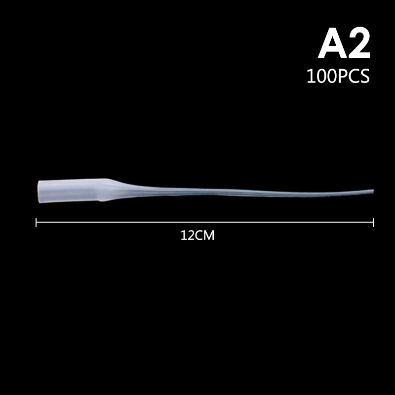 100 шт., 7 см/12 см, микронаконечники для клея, пластиковые насадки для бутылок с клеем, прецизионный удлинитель клея