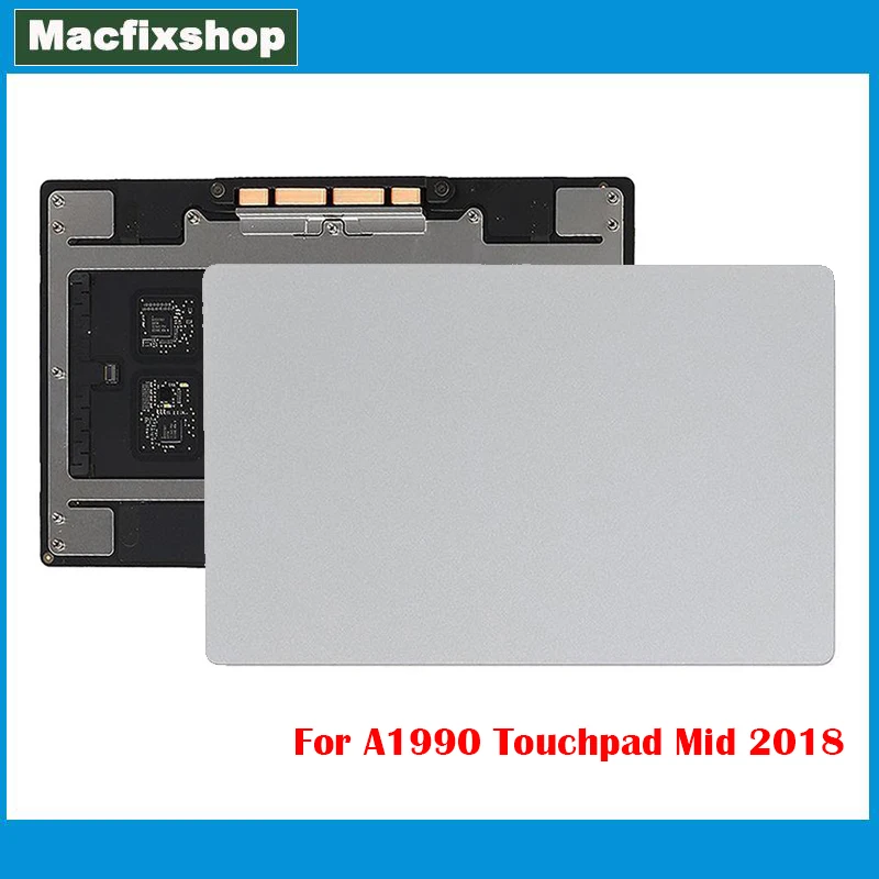 Original Silver Color Laptop Touchpad Touch Pad For Macbook Pro 15" Retina A1990 Trackpad 2018 Year EMC 3215 Tested OK