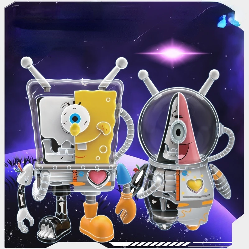 

Экшн-фигурки в стиле аниме, губка, проездник, сборка фигурок, звезда, образовательная игрушка, Рождественский подарок на день рождения для д...