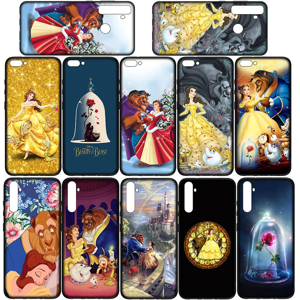Красавица и Чудовище Belle чехол для OPPO A17 A15 A16 A12 A53 A54 A57 A78 A79 A58 A38 A98 A94 A96 A74 A95 A77 A76
