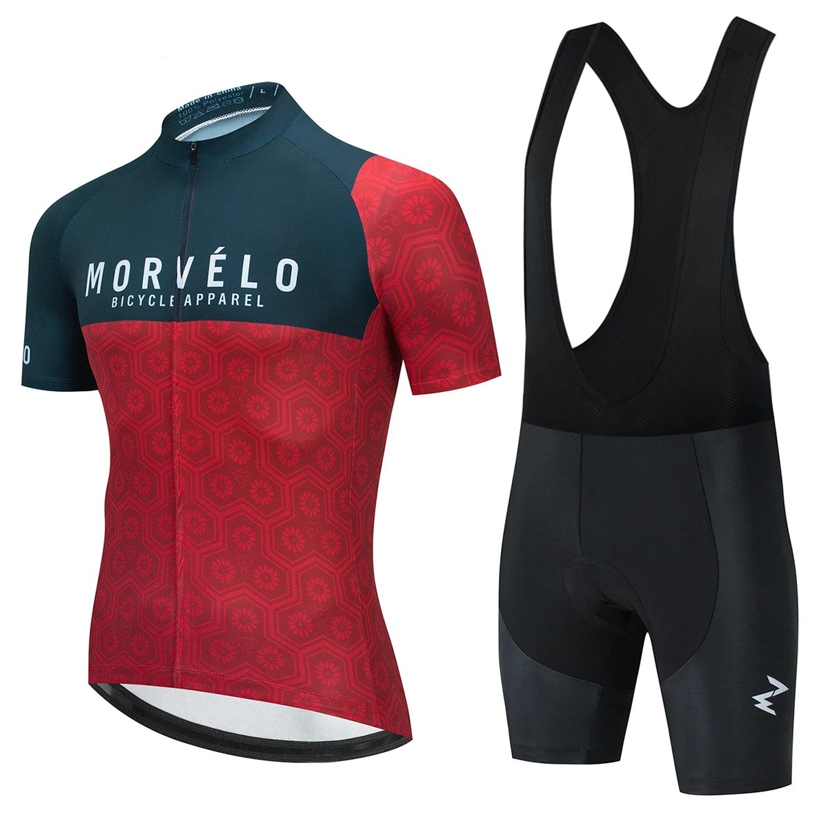 

2022 MORVELO Cycling Jersey 20D Bib Set MTB Uniform Bike Clothing Quick Dry Bicycle Wear Clothes Mens Short Maillot Culotte