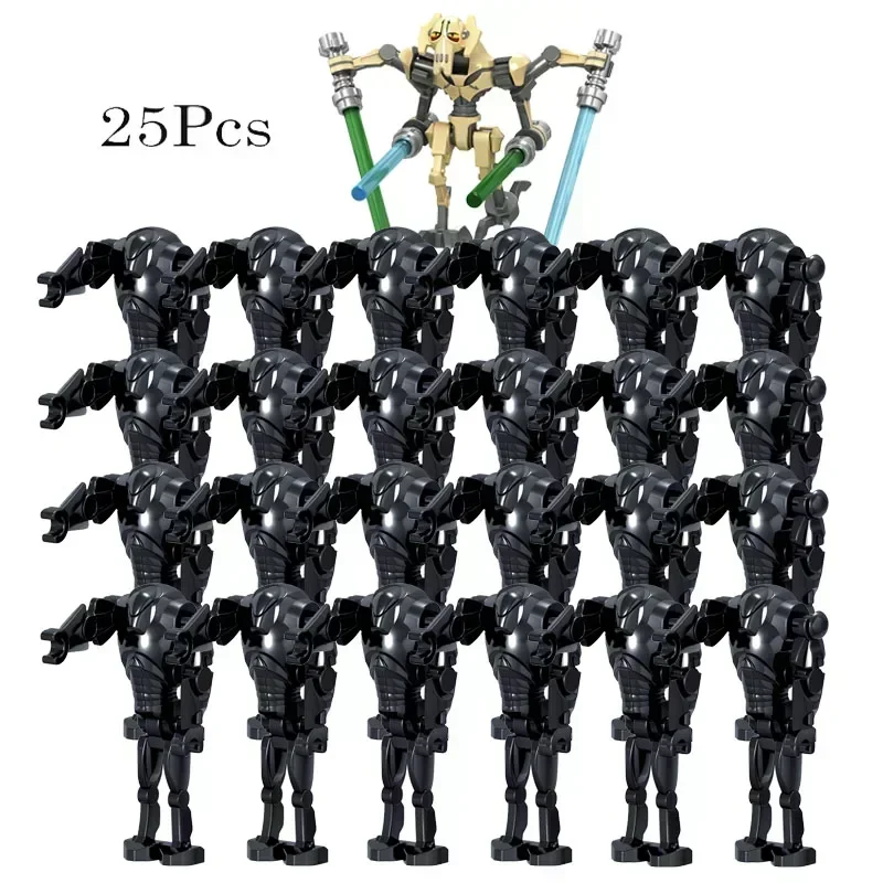 25 шт./партия клон солдатская война супер боевой уродей C009 и робот-командир C032