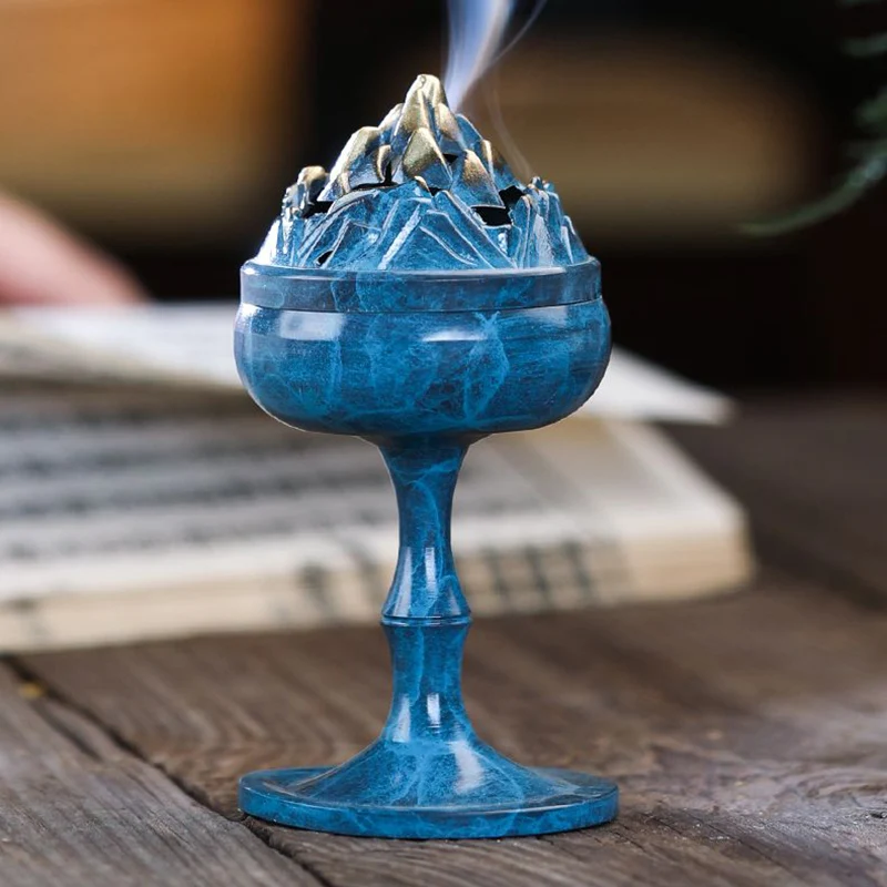 

Brass Incense Burner Aroma Diffuser Smoke Home Fragranc Aromatherapi Queimadores De Incenso Show Piece For Home Decoration