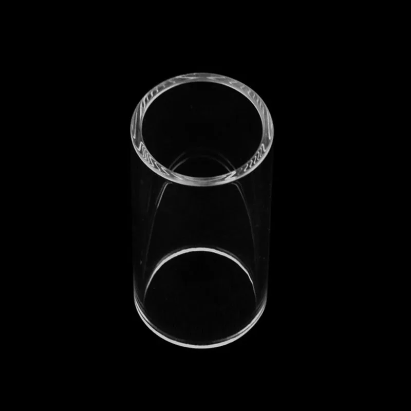 

Y1UC 1x Plexiglass Slider Guitar String Slide Glass Bottle Finger Knuckle