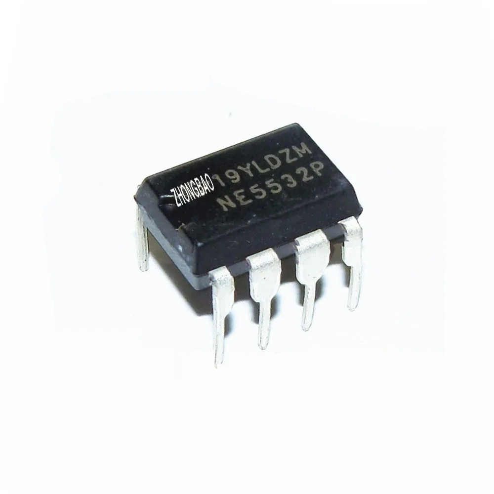 

NE5532 General Purpose Dual Op Amplifier, -20 V, 8-Pin, 2.45 mm H x 7.6 mm W x 10.5 mm L , Volts (10PCS)