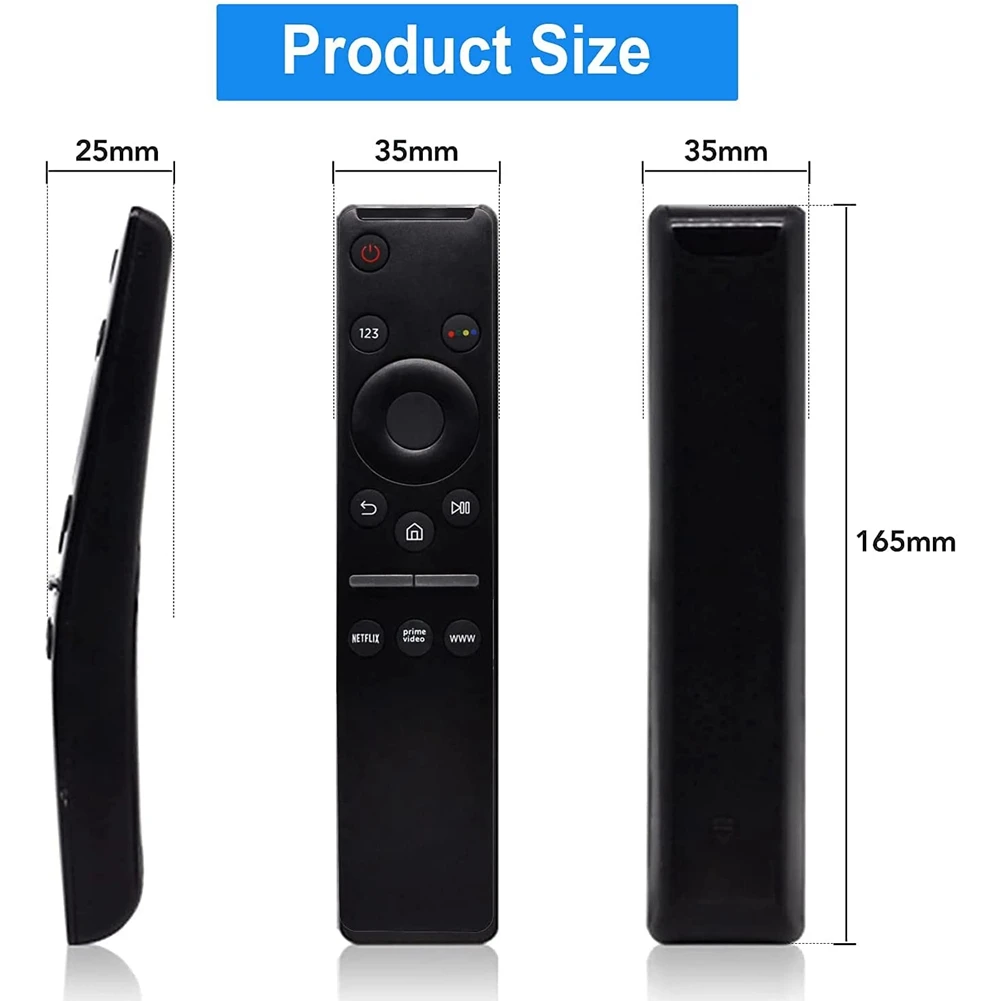 Universal Remote Control for All Samsung TV LED QLED UHD SUHD HDR LCD Frame Curved HDTV 4K 8K 3D Smart TVs
