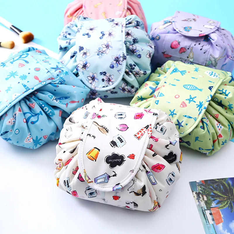 

6colors Cosmetic Bag Drawstring Portable Waterproof Travel Storage for Offices Large-capacity Breathable Makeup Tool Accessories