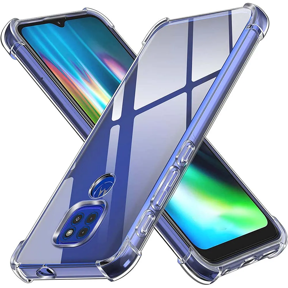 

Clear Case For Moto E7 Plus E7i Power E6s 2020 Thick Shockproof Soft Silicone Phone Cover for Motorola E40 E30 E32 E32s E22 E22i