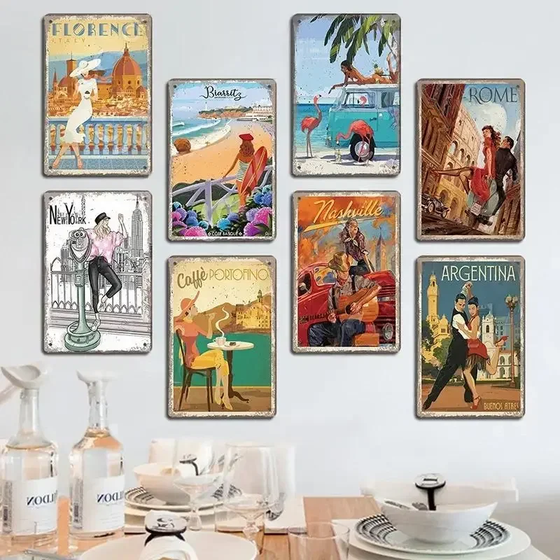 Алюминиевая Металлическая Дорожная Табличка Для Девочек - Тема Памяти И Города