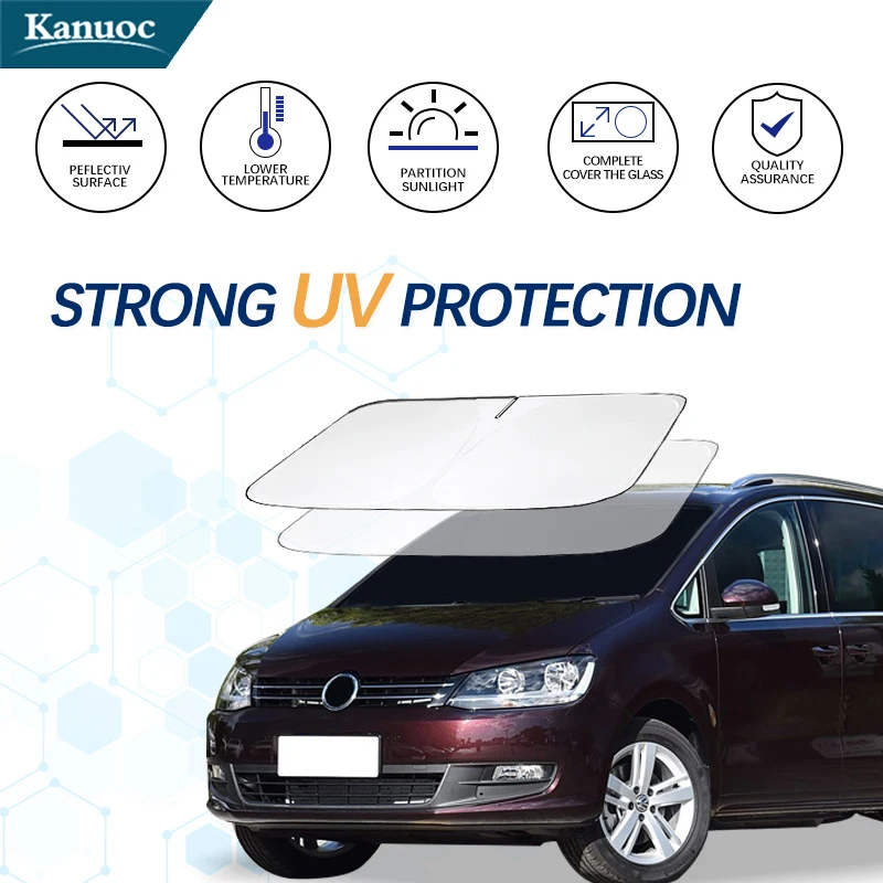 Складной автомобильный козырек для Фольксваген Sharan 7M 7N 1995-2020 солнцезащитный