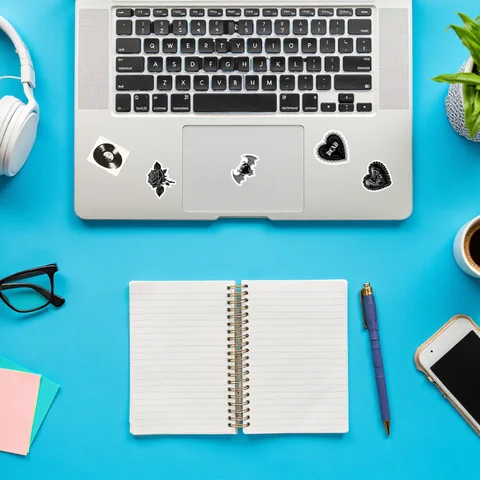 Готические наклейки 35 шт.