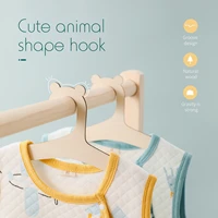 creative baby baby rack hanger 510 pcshome clothes wooden hanger princess girlsroom decor present for kids nursery
