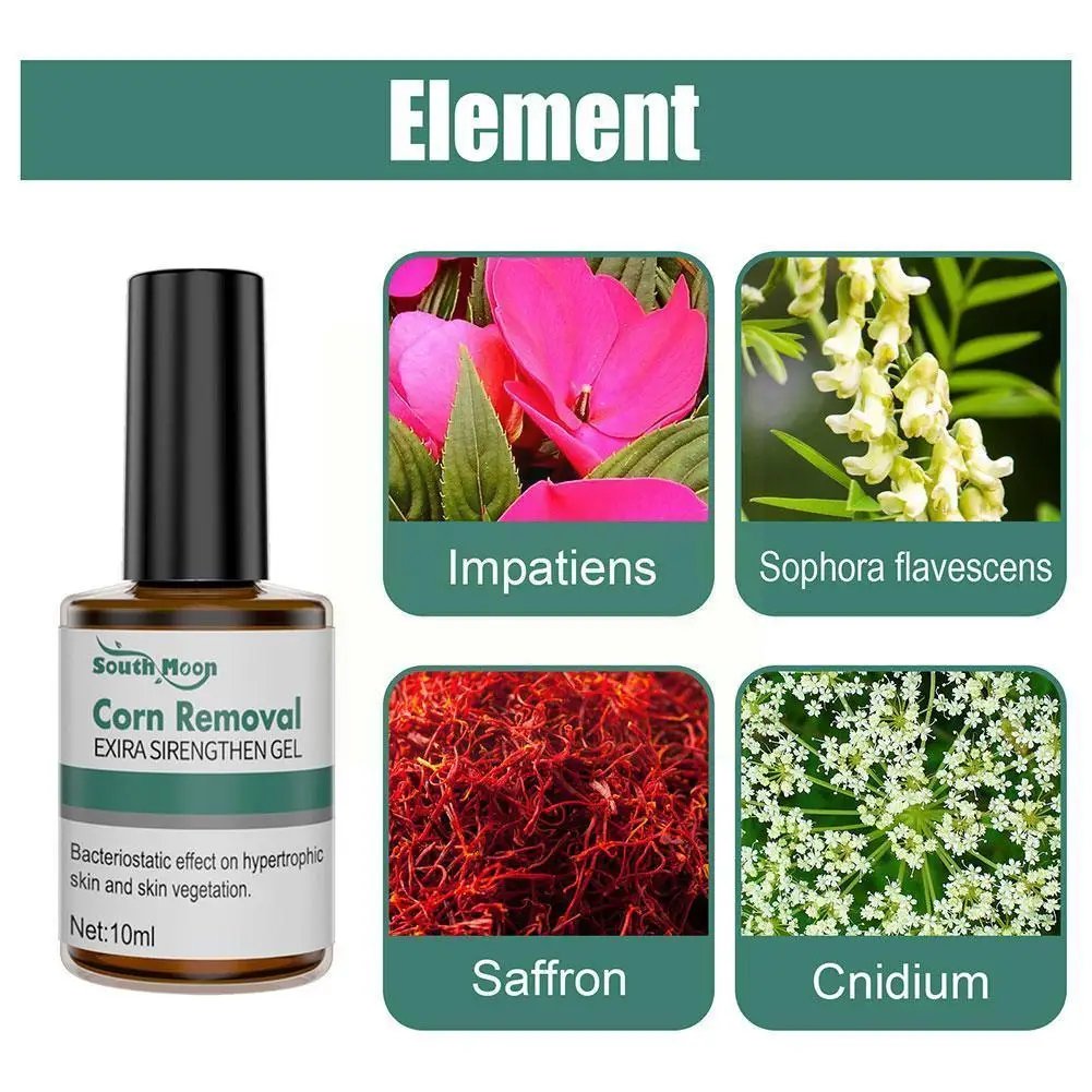 

10ml Corn Removal Wart Remover Treatment Liquid Antibacterial Rapidly Care Foot Neck Ointment Corn Skin Body Removes Tag P8T2