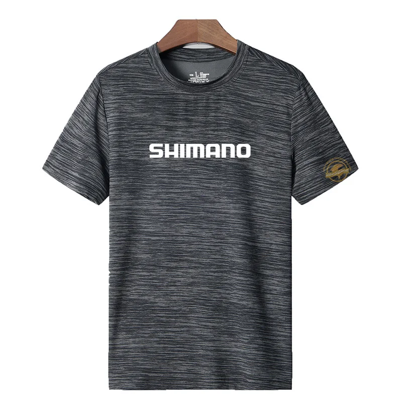 

2022 new fishing clothing quick-drying large size men's short-sleeved round neck t-shirt sports outdoor quick-drying sweatshirt