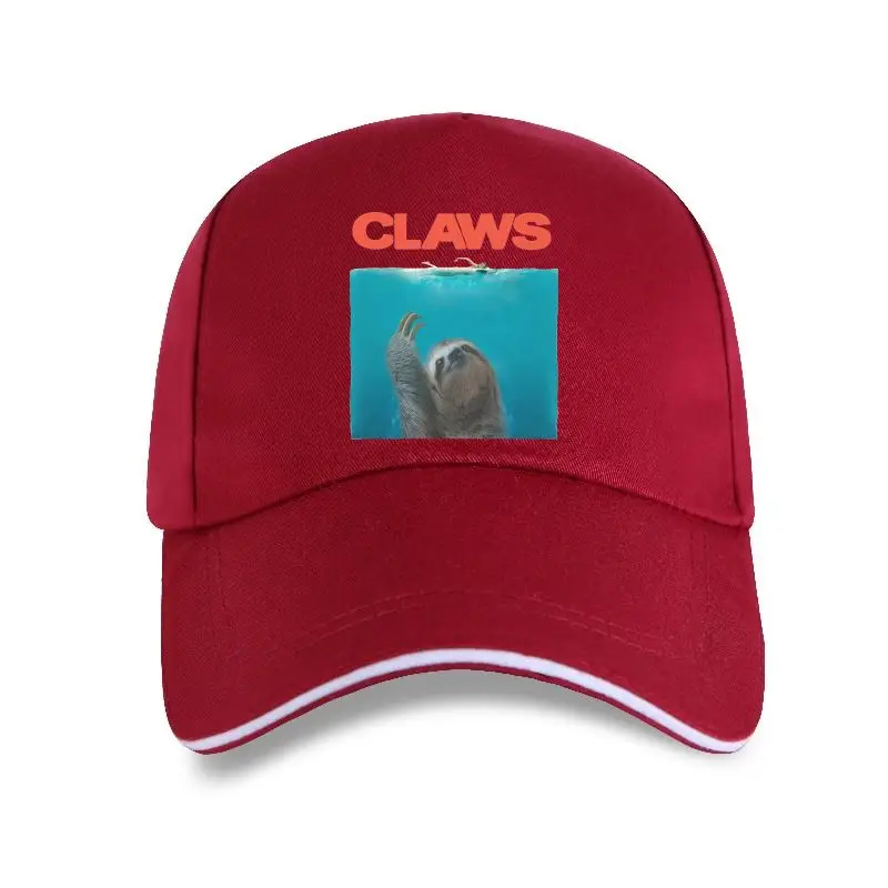 

new cap hat 2021 Summer Style Casual Cotton Baseball Cap sloth Baseball Claws Jaws Parody Pun Funny Slogan Joke Design