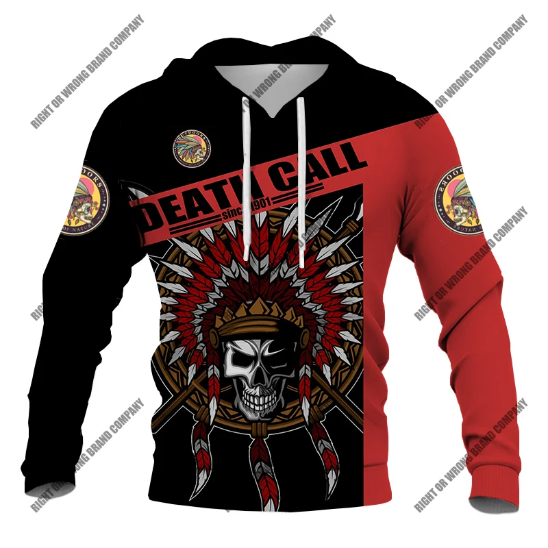 Модный пуловер Lndian с изображением черепа женская верхняя одежда уличный в стиле