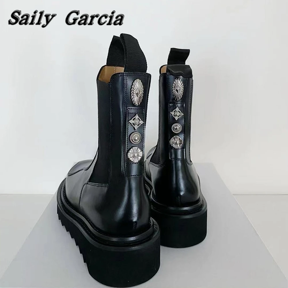 Ботильоны женские из натуральной кожи