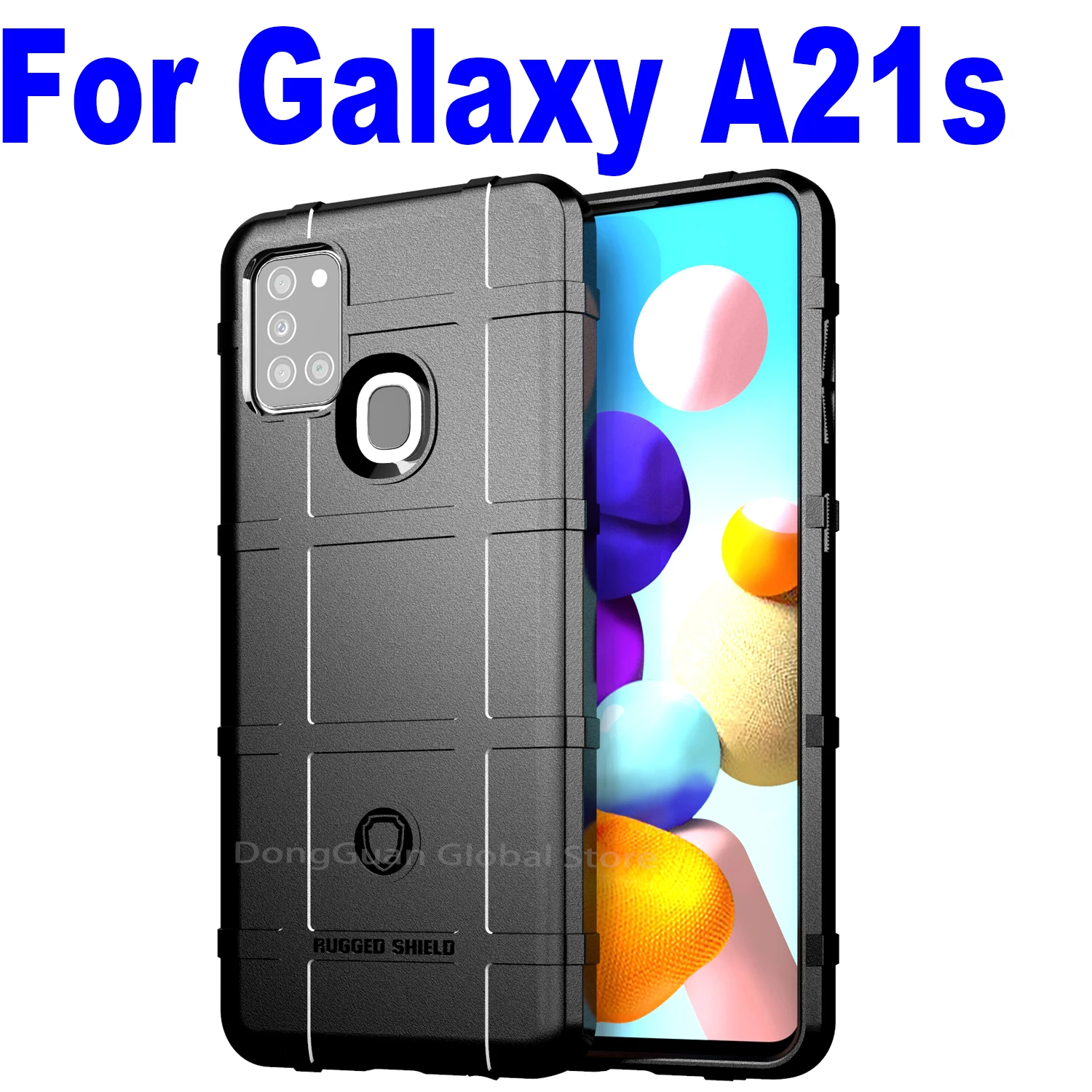 

Rugged Shield Shockproof Armor Case For Samsung Galaxy A21s SM-A217 Cover Shell Case