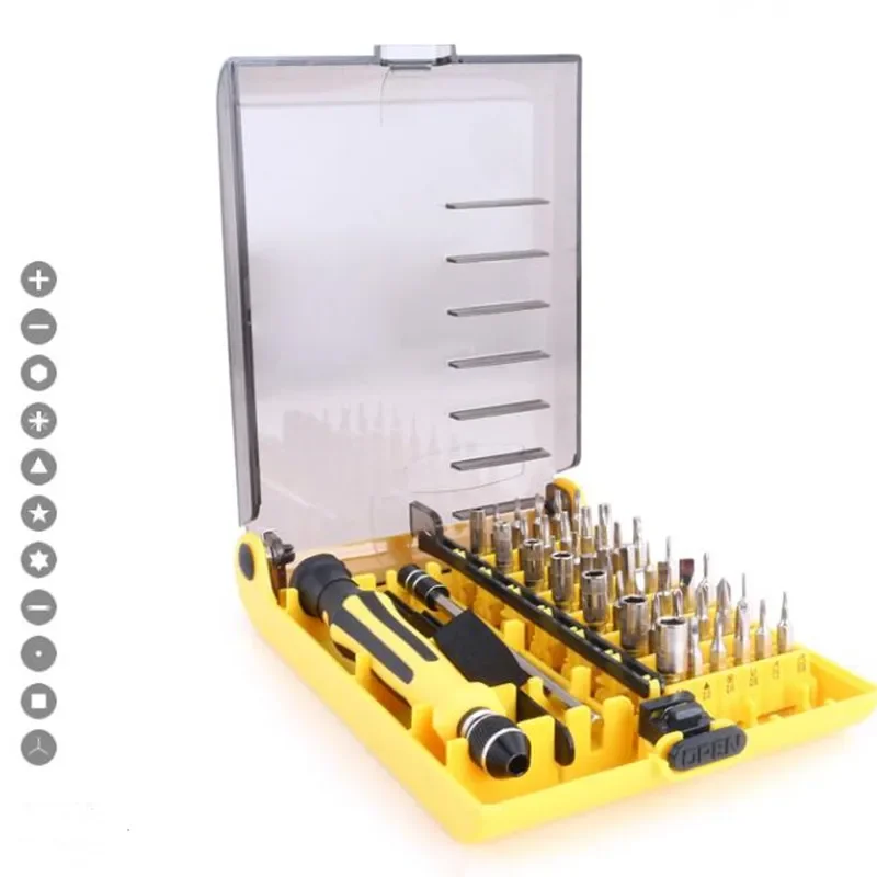 Набор бытовых отверток 45 в 1 набор прецизионных магнитных бытовая техника
