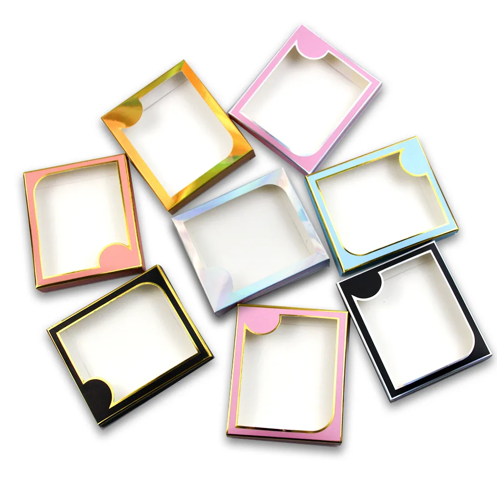 Коробка для хранения ресниц норковая 5D 25 мм пустая упаковка с лотком оптовая