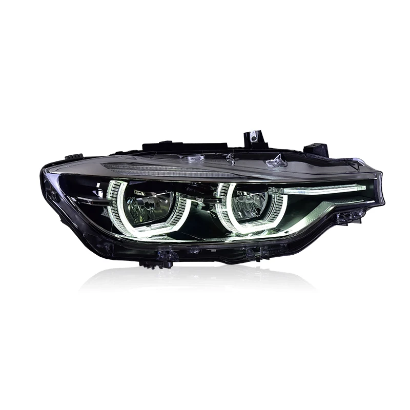 Для F30 фары 2013-2015 F35 светодиодные 320i 318i 325i DRL Angel Eye Beam автомобильные аксессуары