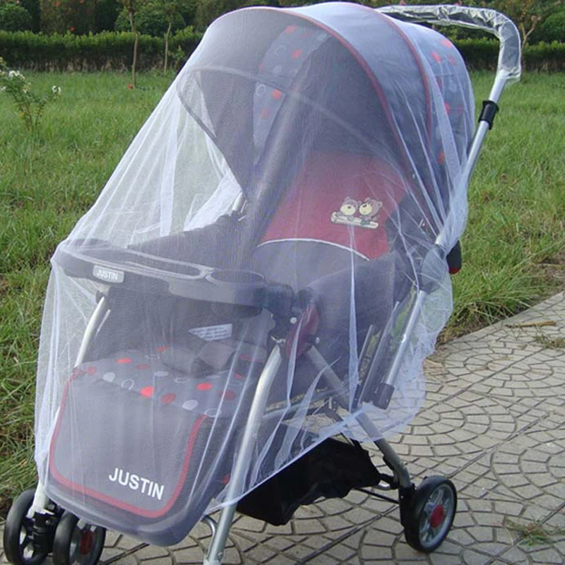 

Baby Stroller Mosquito Net Safe Infants Protection Mesh Cover Encrypted Full Insect Dust Shield Net Baby Stroller Accessories