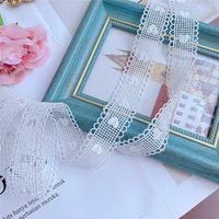 2 5cm wide white polyester hollow out embroidery fabric lace ribbon necklace trim diy handmade lolita dress sewing decor