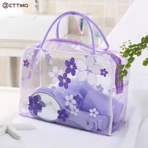 Модная женская Водонепроницаемая прозрачная косметичка из ПВХ, портативный органайзер для путешествий, сумка для туалетных принадлежностей, сумка для мытья и макияжа