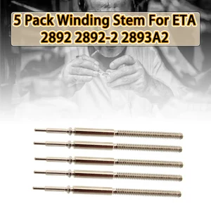 5 Pack For ETA Automatic Movement Winding Stem 2892 2892-2 2893A2 Watchmaker Repair Tool Spare Parts Wholesale Lot