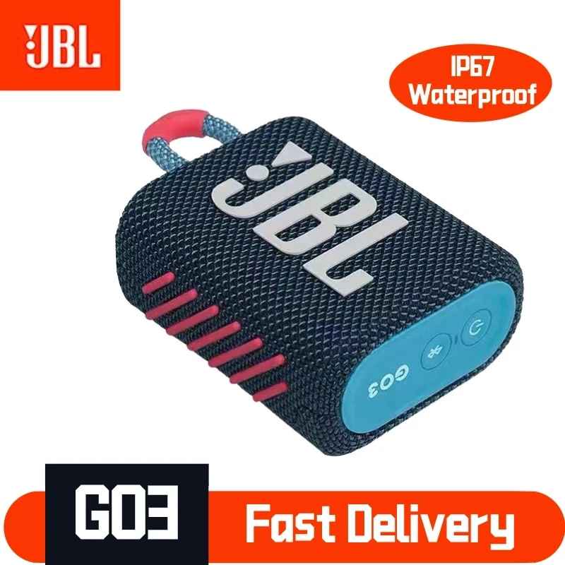 Original JBL GO3 bluetooth speaker Portable Waterproof Mini Speaker Outdoor Speakers Sport Bass Sound 5 Hours Battery | Электроника