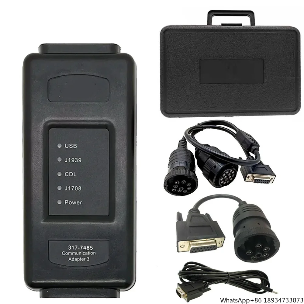 2023A/2019C для CAT ET4 317-7485 Адаптер связи III Инструмент диагностики грузовиков Тяжелый