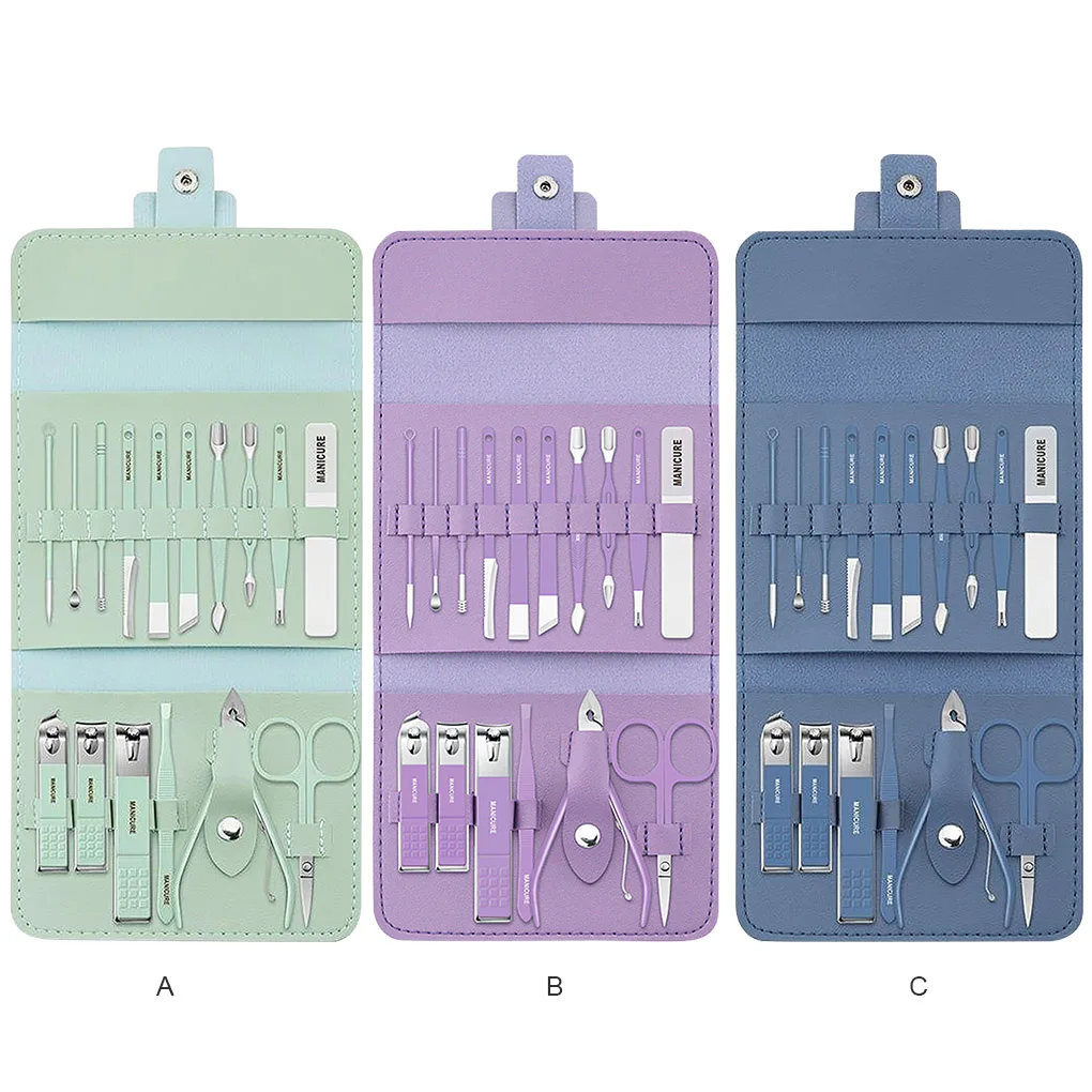 

16 шт., ножницы для маникюра и педикюра из нержавеющей стали