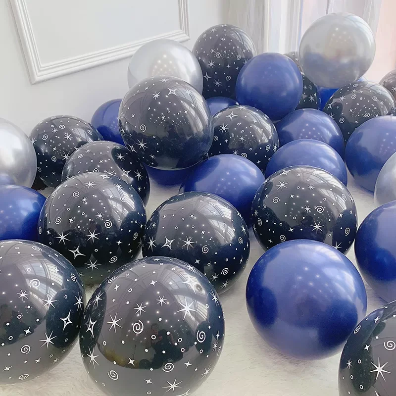 

Starry Sky Ballon Earth Space Theme Astronaut Boy Birthday Party Latex Foil Balloons Outer Space Baby Shower Kids
