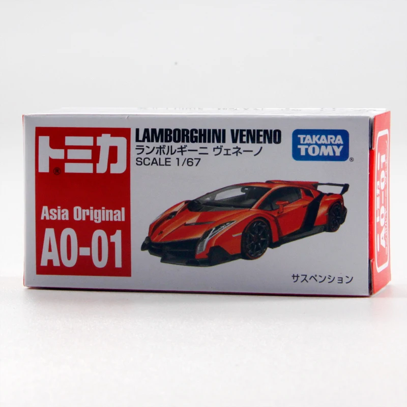 TAKARA TOMY Tomica Premium AO-01 Lamborghini Poison Sports Car 1/67 Mini Gt литая под давлением модель автомобиля